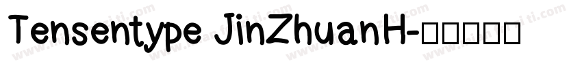 Tensentype JinZhuanH字体转换